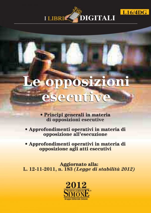 [Ebook] Le opposizioni esecutive