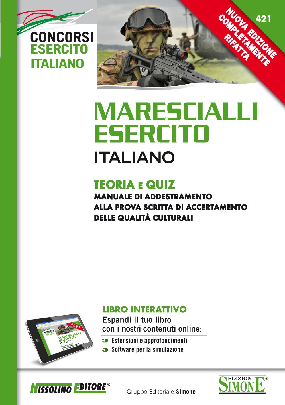Marescialli Esercito Italiano - Teoria e Quiz - NE/421
