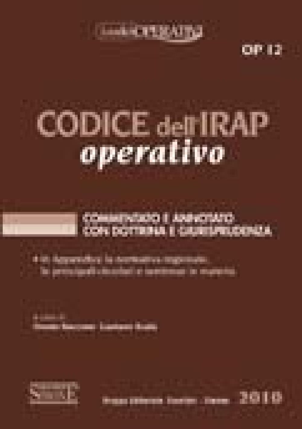Codice dell'IRAP - Operativo
