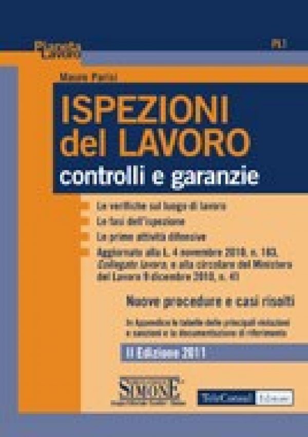 Ispezioni del Lavoro - Controlli e garanzie - PL1