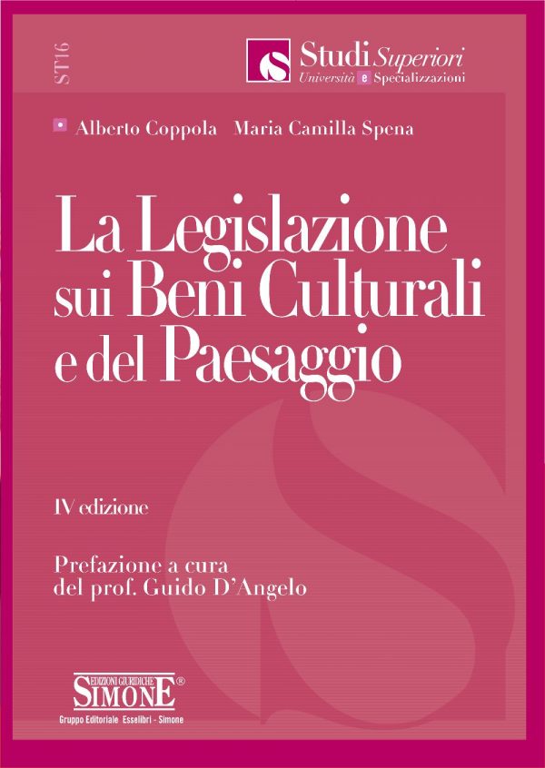 La Legislazione sui Beni Culturali e del Paesaggio - ST16