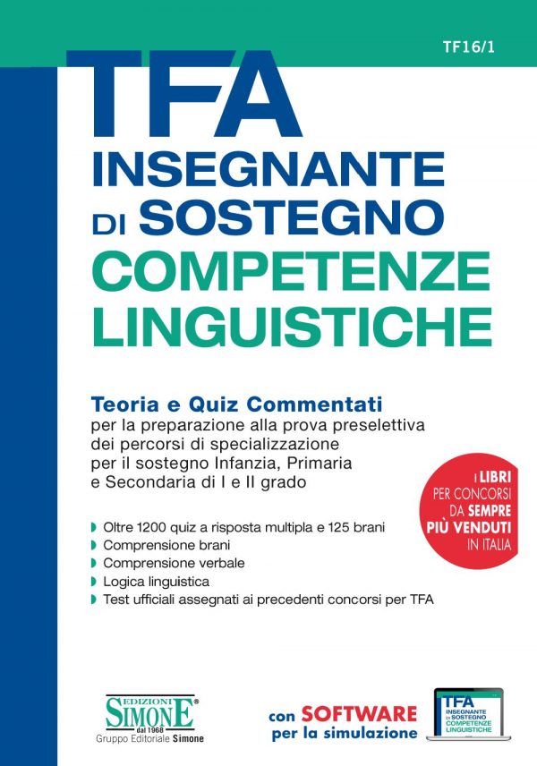 [Ebook] TFA Insegnante di sostegno - COMPETENZE LINGUISTICHE - Teoria e Quiz Commentati