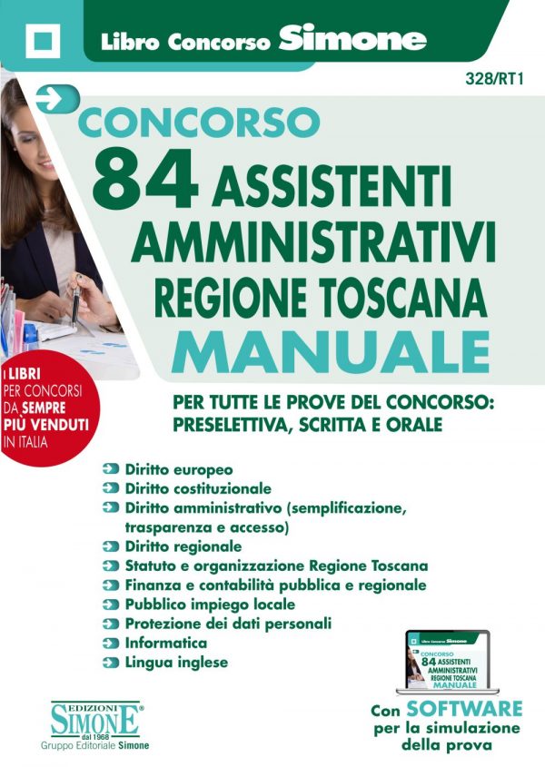Concorso 84 Assistenti Amministrativi Regione Toscana - Manuale - 328/RT1