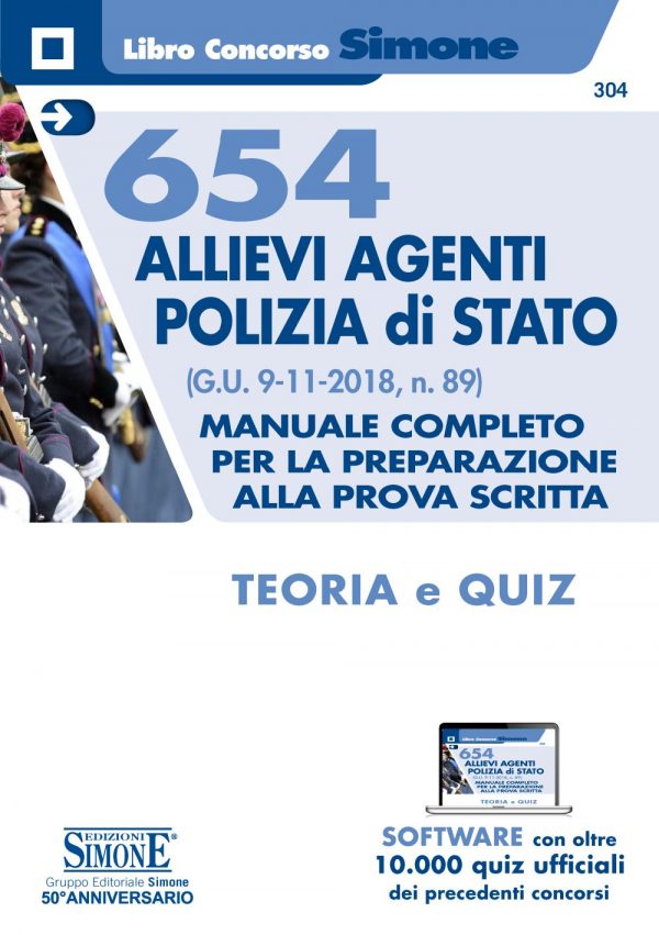 654 Allievi Agenti Polizia di Stato - Teoria e Quiz