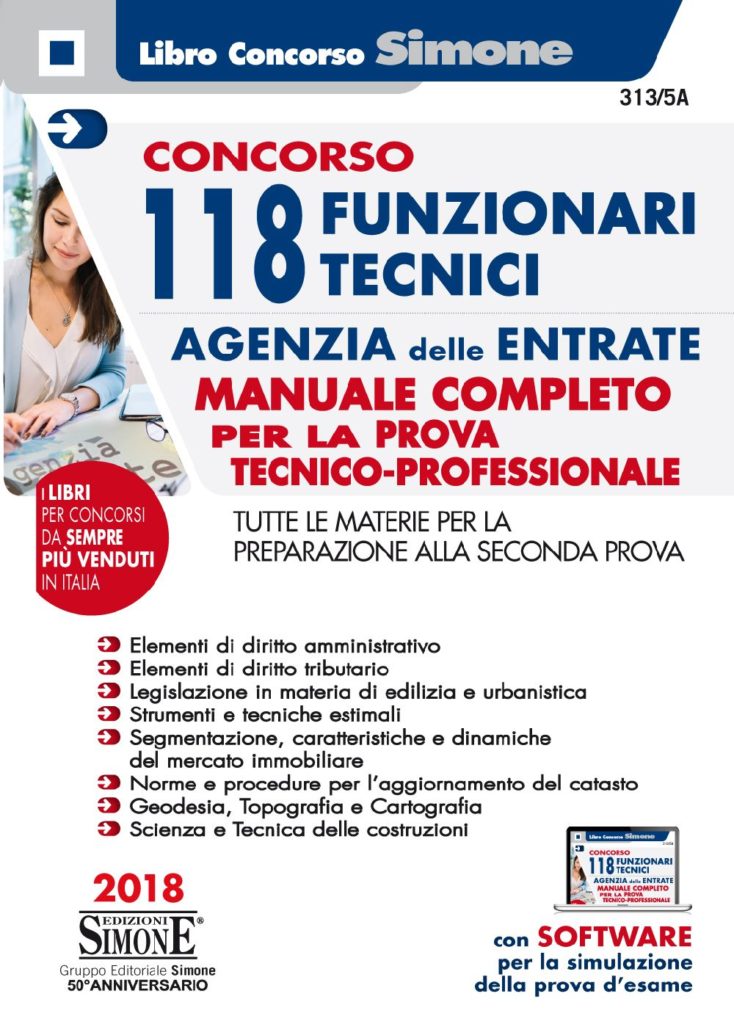 Concorso 118 Funzionari Tecnici Agenzia delle Entrate - Manuale