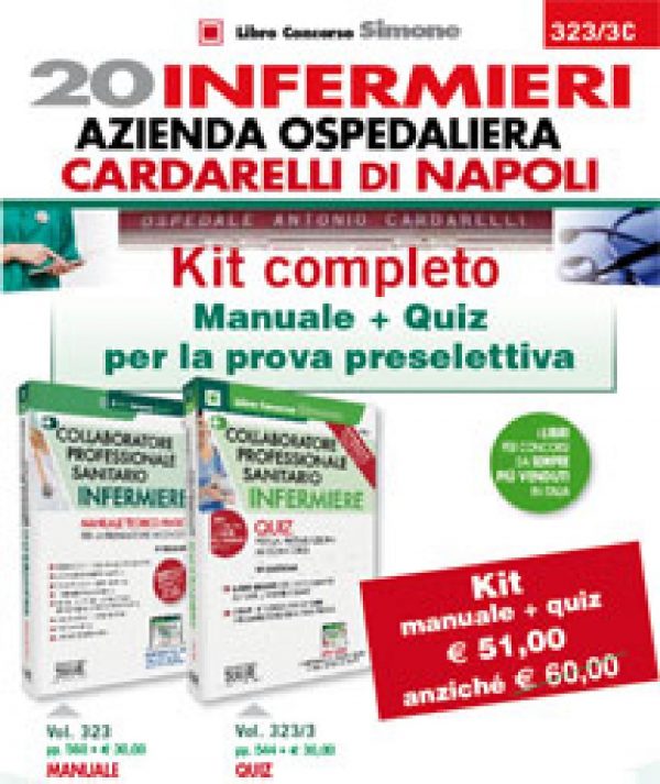 20 Infermieri Azienda Ospedaliera Cardarelli di Napoli - Kit completo