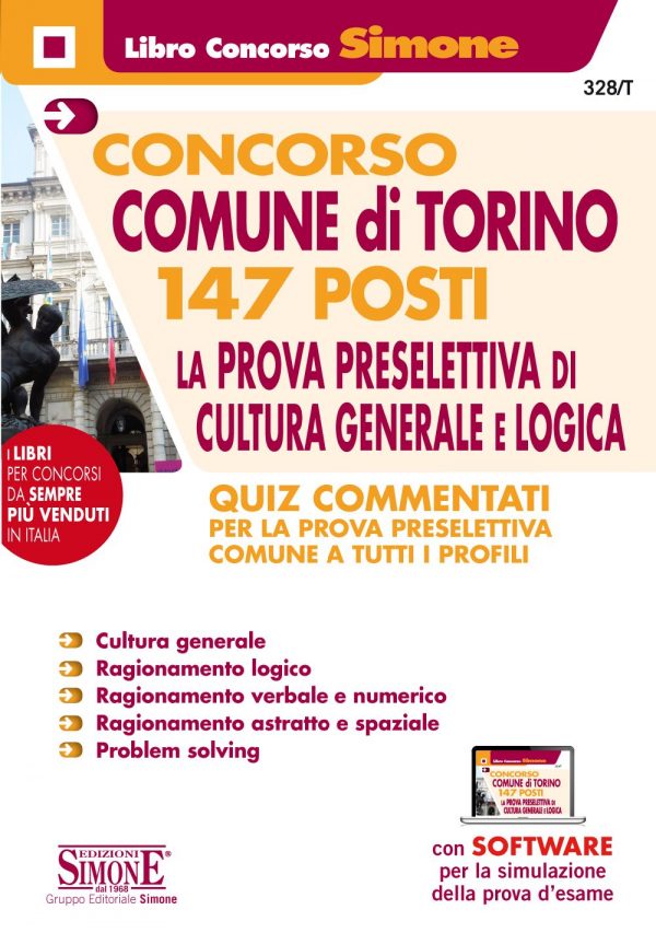 Concorso Comune di Torino 147 posti - La prova preselettiva di Cultura Generale e Logica - Quiz Commentati
