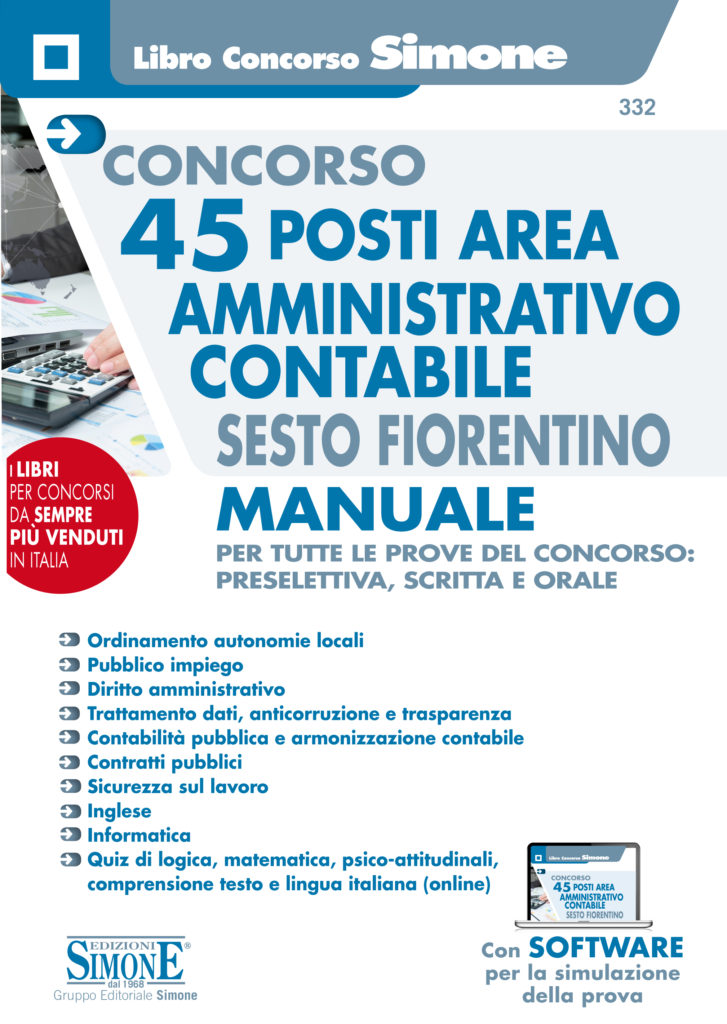 Concorso 45 posti Area Amministrativo Contabile Sesto Fiorentino - Manuale