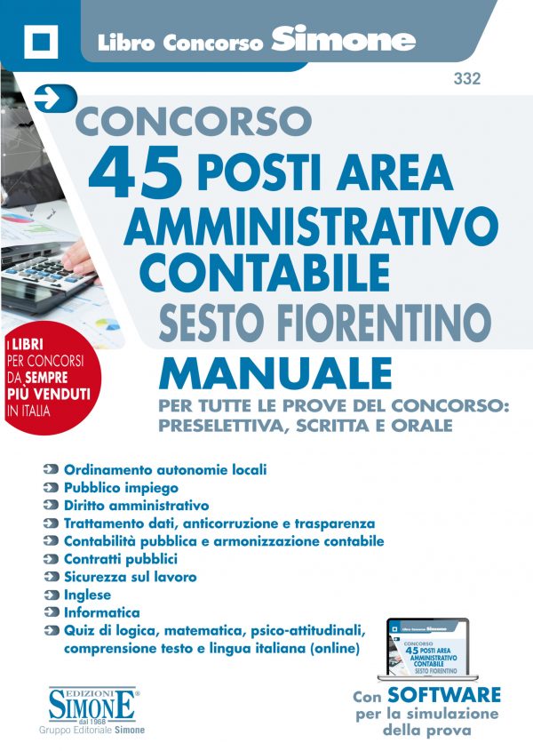 Concorso 45 posti Area Amministrativo Contabile Sesto Fiorentino - Manuale - 332