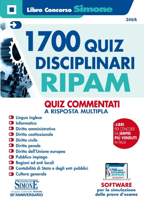 1700 Quiz DISCIPLINARI RIPAM  - FORMEZ - 344/A