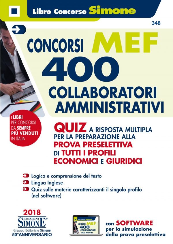 Concorsi MEF - 400 Collaboratori Amministrativi - Quiz