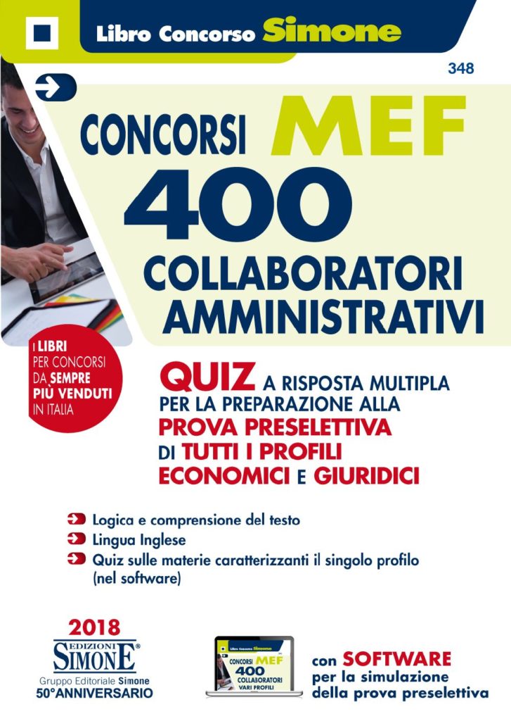 Concorsi MEF - 400 Collaboratori Amministrativi - Quiz