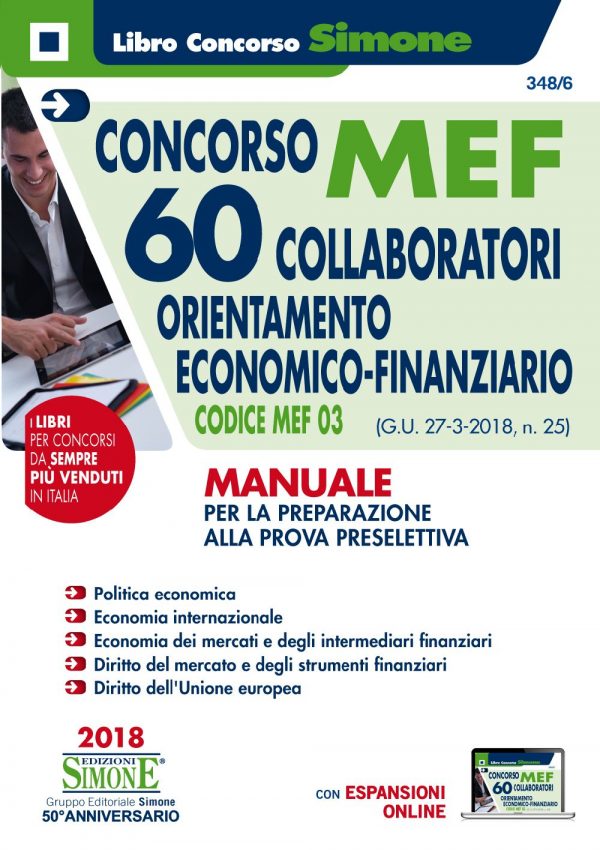 Concorso MEF - 60 Collaboratori Economico Finanziario - Manuale
