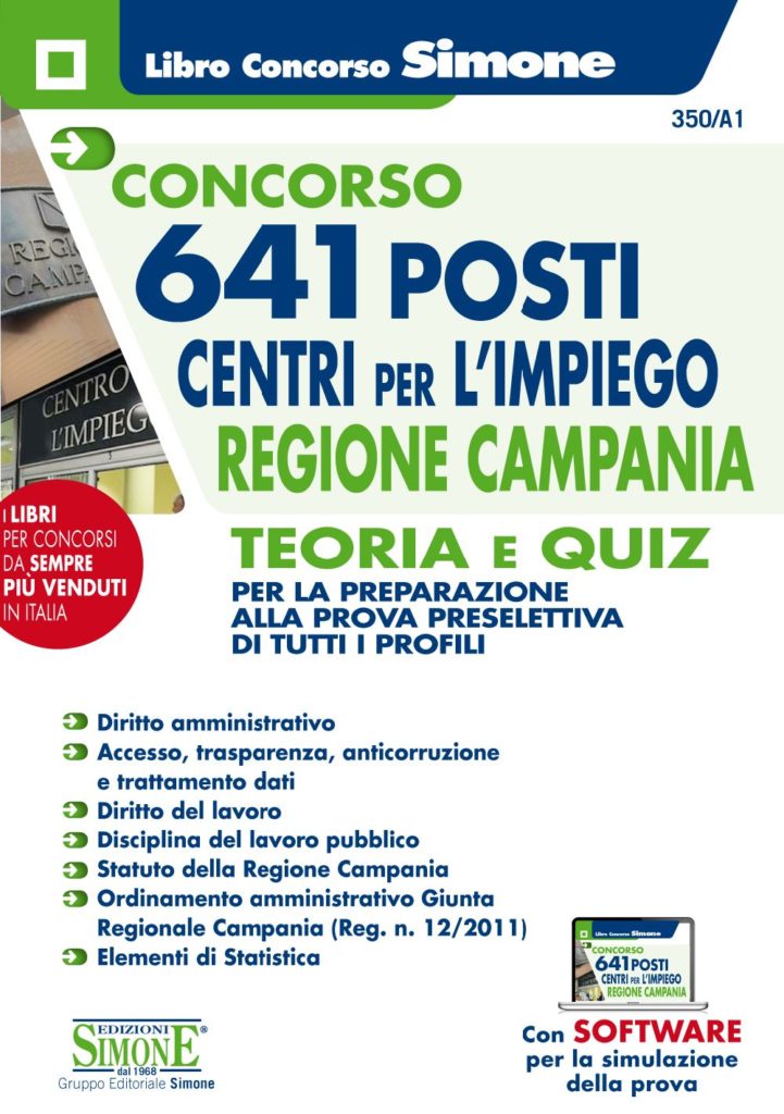 Concorso 641 posti Centri per l'impiego Regione Campania