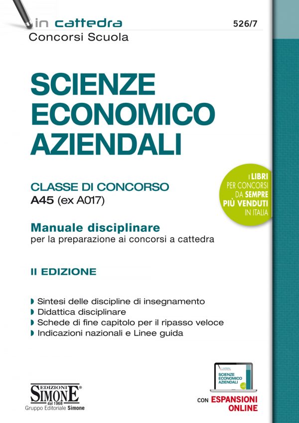 Scienze Economico Aziendali - Classe di Concorso A45 (ex A017) - 526/7