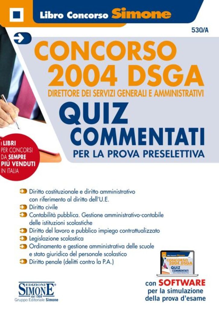 Concorsi DSGA Libri Di Preparazione - Edizioni Simone