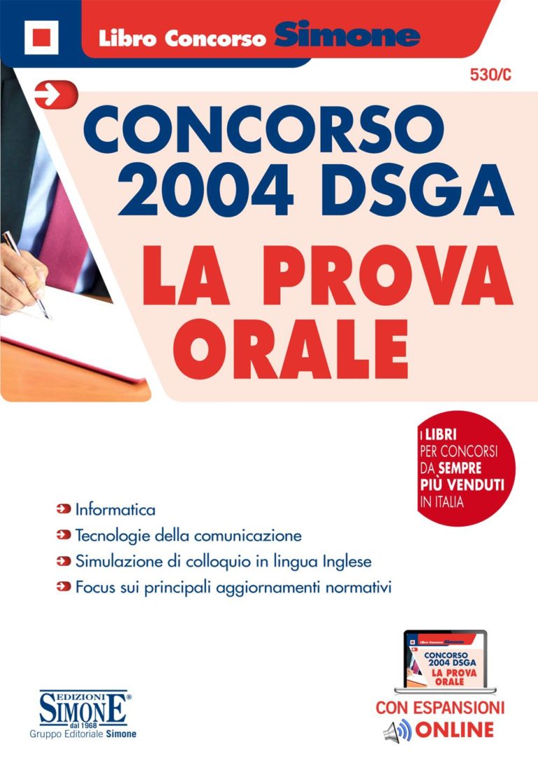 Libri Di Preparazione Per I Concorsi DSGA - Edizioni Simone