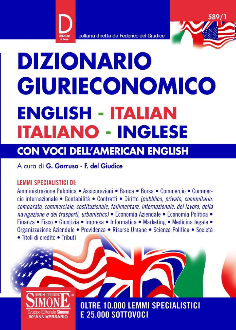 Dizionari Di Diritto - Edizioni Simone