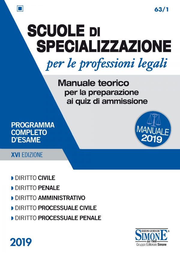 Scuole di Specializzazione per le Professioni Legali - Manuale