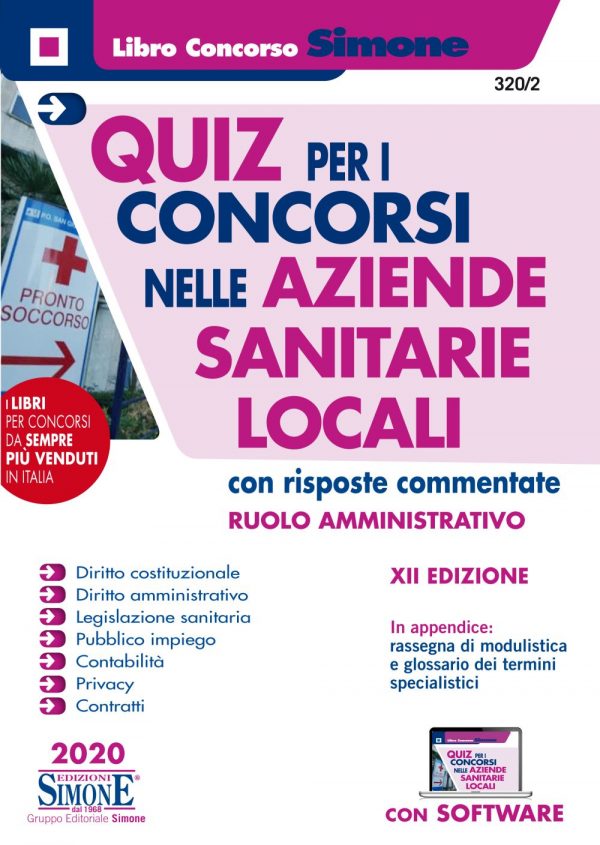 Quiz per i Concorsi nelle Aziende Sanitarie Locali con risposte commentate - Ruolo Amministrativo