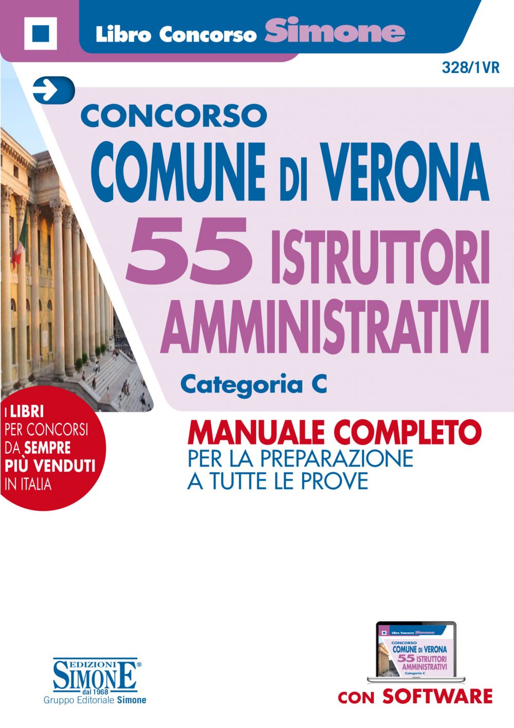 Concorso Comune di Verona - 55 Istruttori Amministrativi - Categoria C - Manuale Completo - 328/1VR