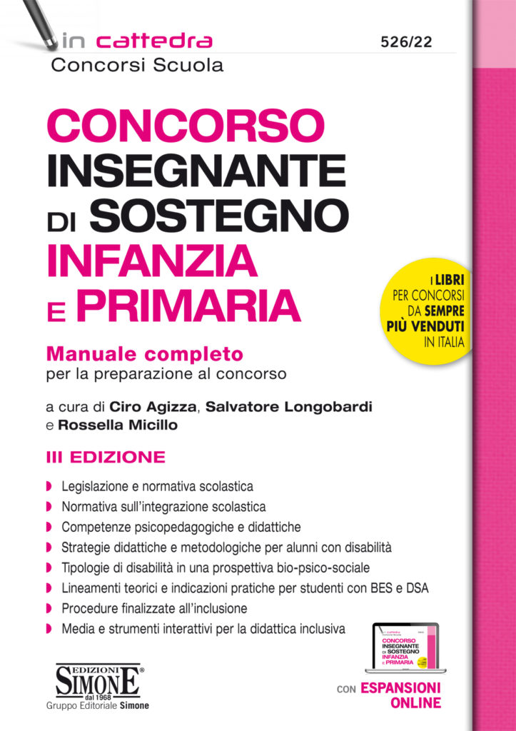 Concorso Insegnante di sostegno Infanzia e Primaria - Manuale completo