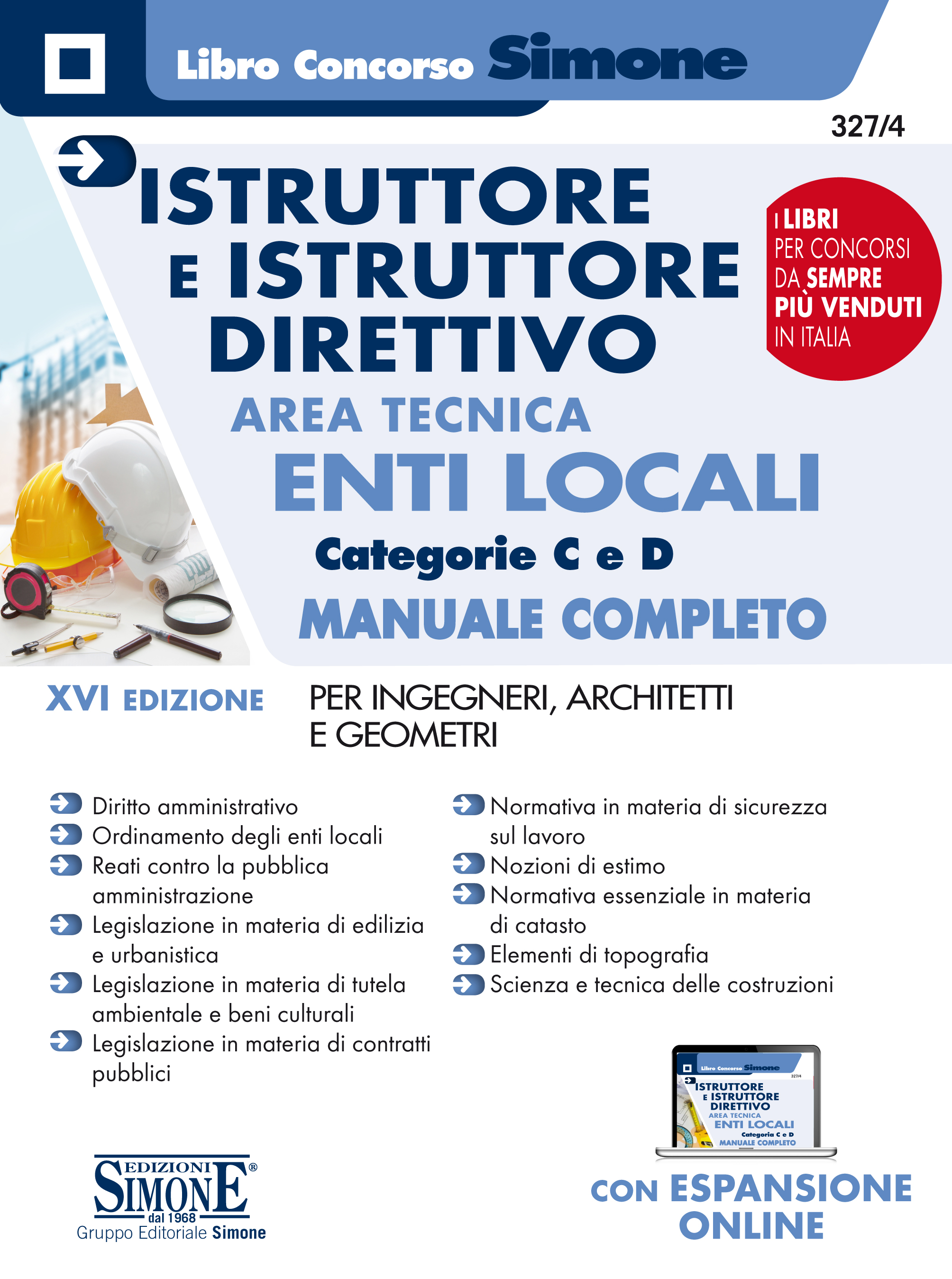 Manuale Istruttore e Istruttore Direttivo Area Tecnica Enti Locali Edizioni Simone