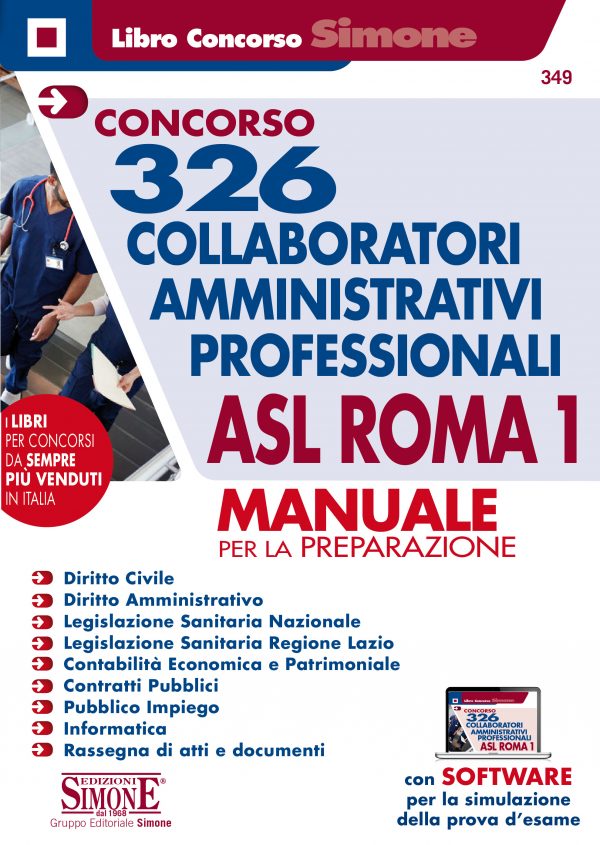 Concorso 326 Collaboratori amministrativi professionali ASL Roma 1