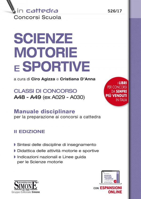 Scienze Motorie e Sportive - Classi di Concorso A48 - A49 (ex A029 - A030) - 526/17