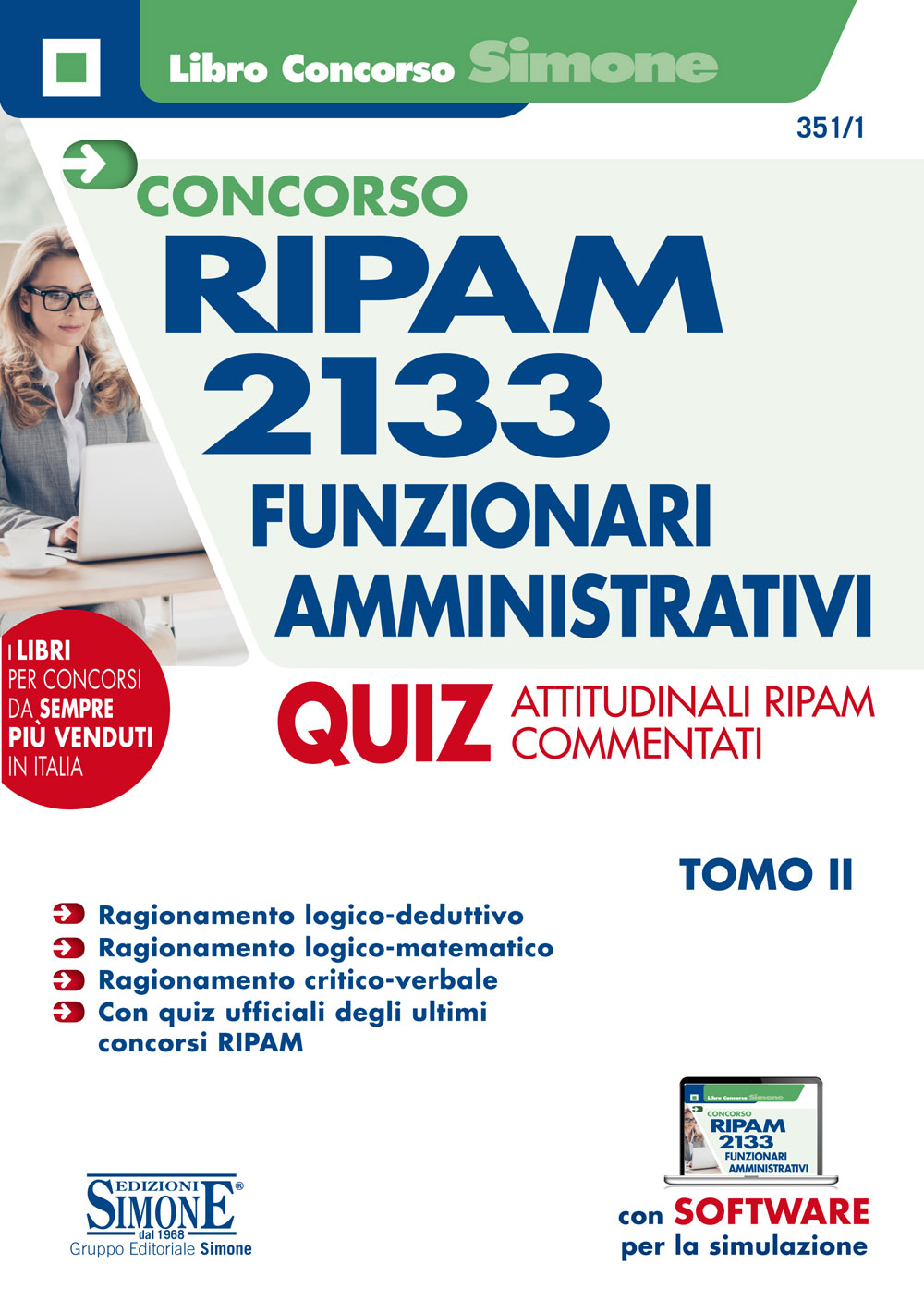 Concorso RIPAM 2133 (ora 2736) Funzionari Amministrativi - Manuale per la prova preselettiva