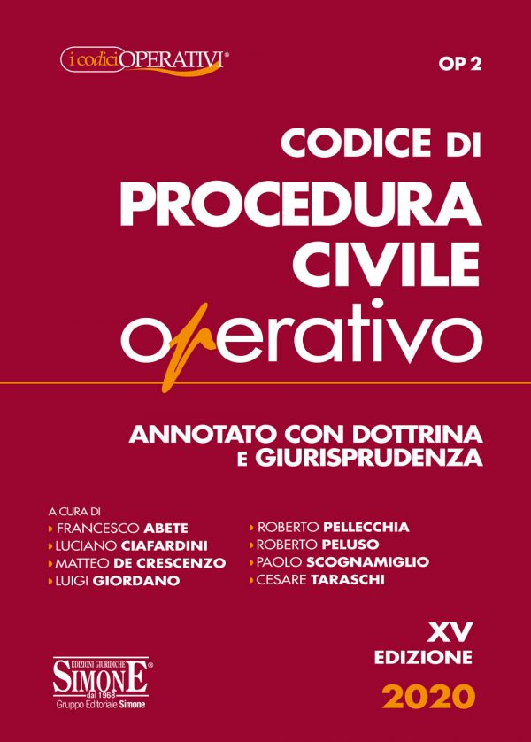 Codice di Procedura Civile Operativo