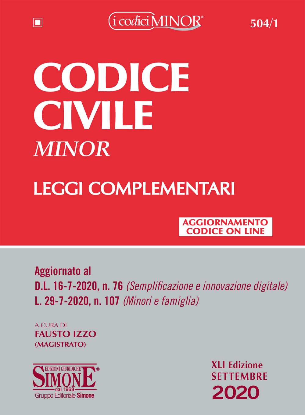 Codice Civile Minor Edizioni Simone