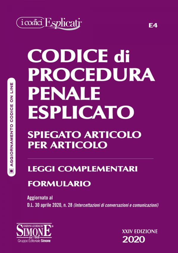 Codice Procedura Penale Esplicato