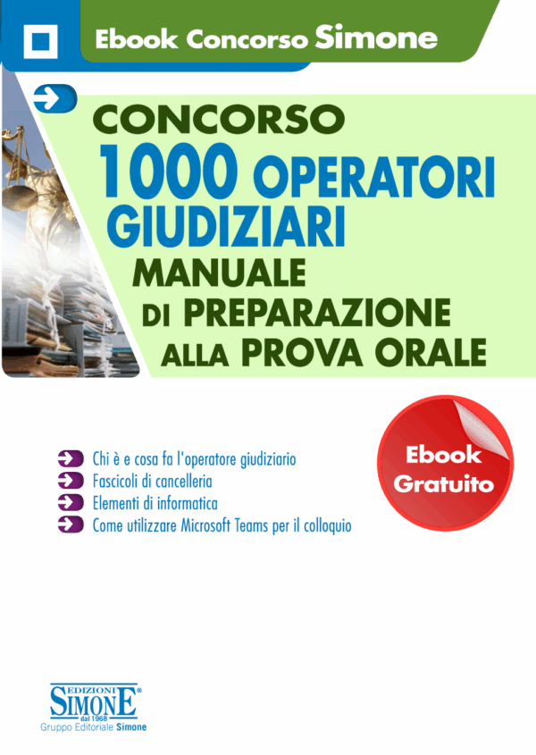 concorso operatori giudiziari ebook gratuito