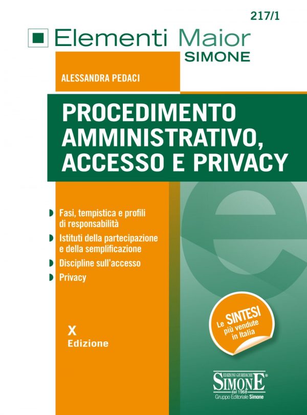 [Ebook] Procedimento Amministrativo, Accesso e Privacy - 217/1maior