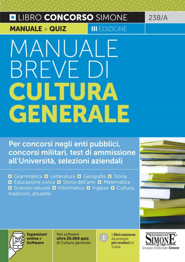 Manuale breve di Cultura Generale - 238/A