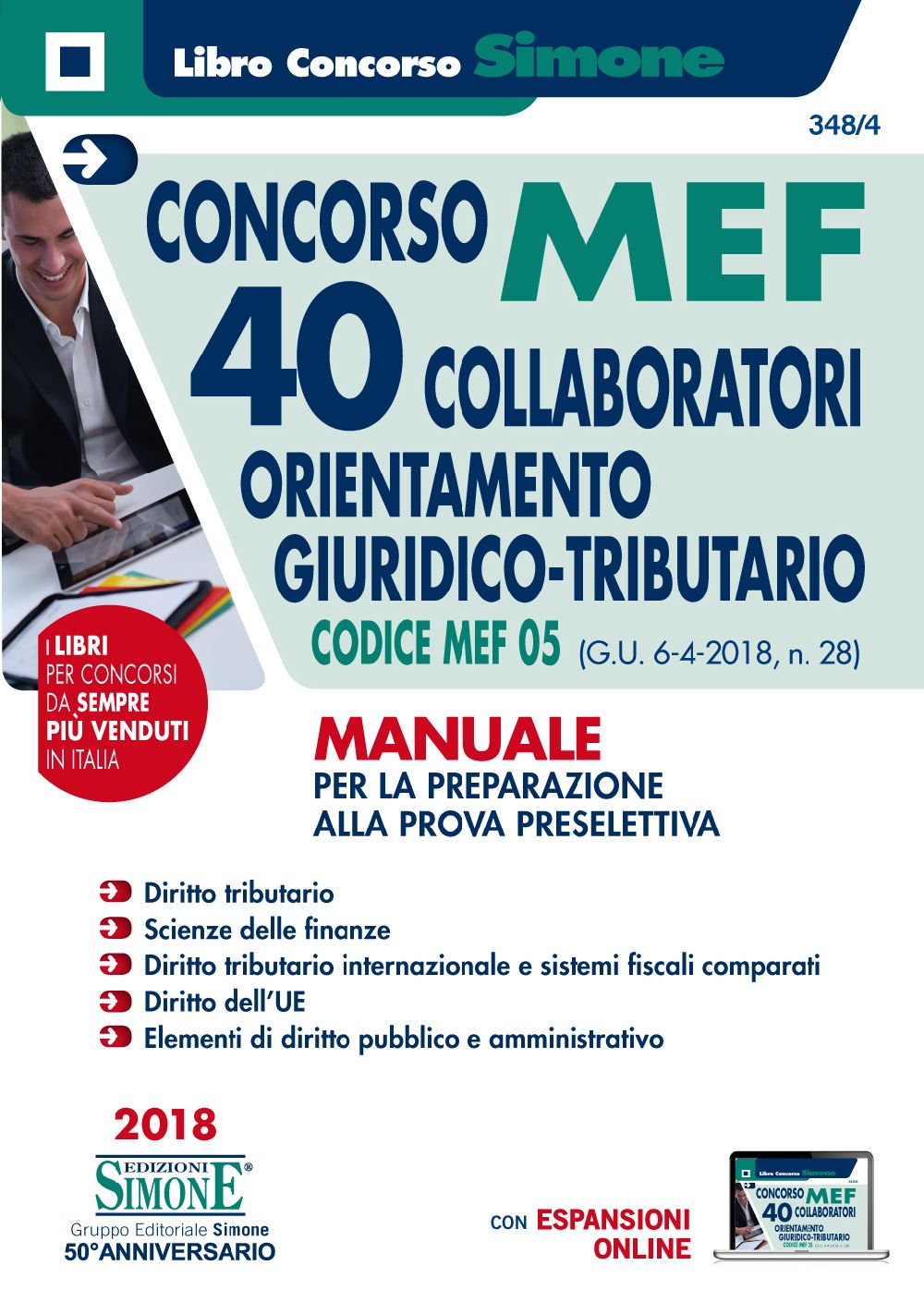 Concorso MEF - 40 Collaboratori Orientamento Giuridico Tributario - Manuale