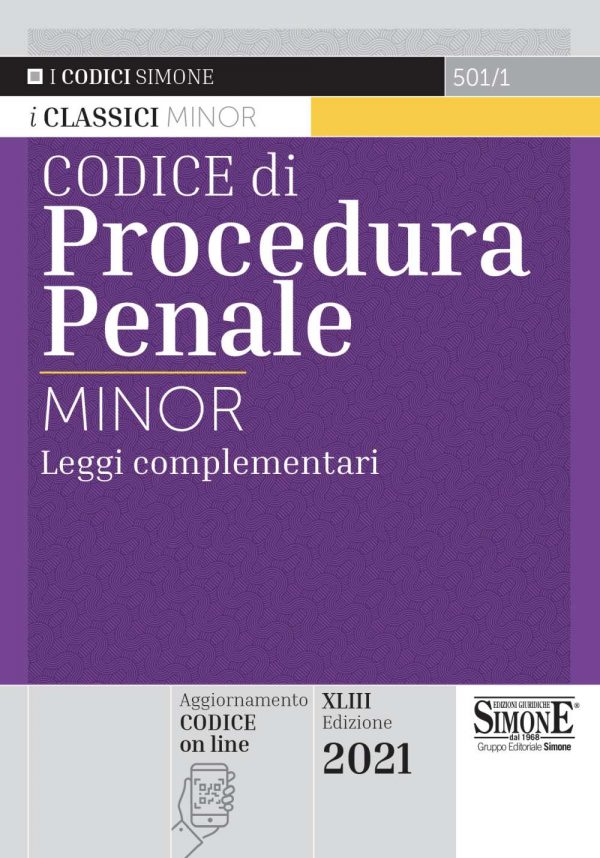 Libro Codice Procedura Penale minor