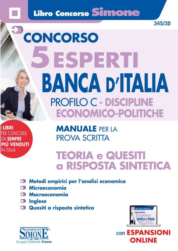 Manuale Concorso 5 Esperti Banca d’Italia