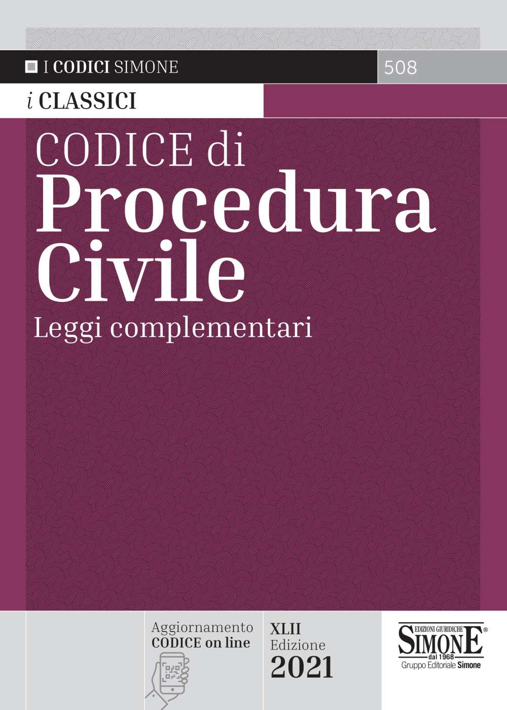 Codice di Procedura Civile 2021 - Edizioni Simone