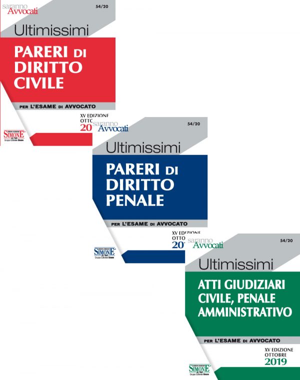 Ultimissimi Pareri di Diritto Civile - Ultimissimi Pareri di Diritto Penale - Ultimissimi Atti Giudiziari Civile, Penale e Amministrativo