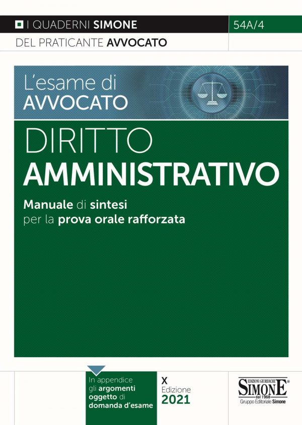 L'esame di avvocato - Diritto Amministrativo - Manuale di sintesi per la prova orale rafforzata