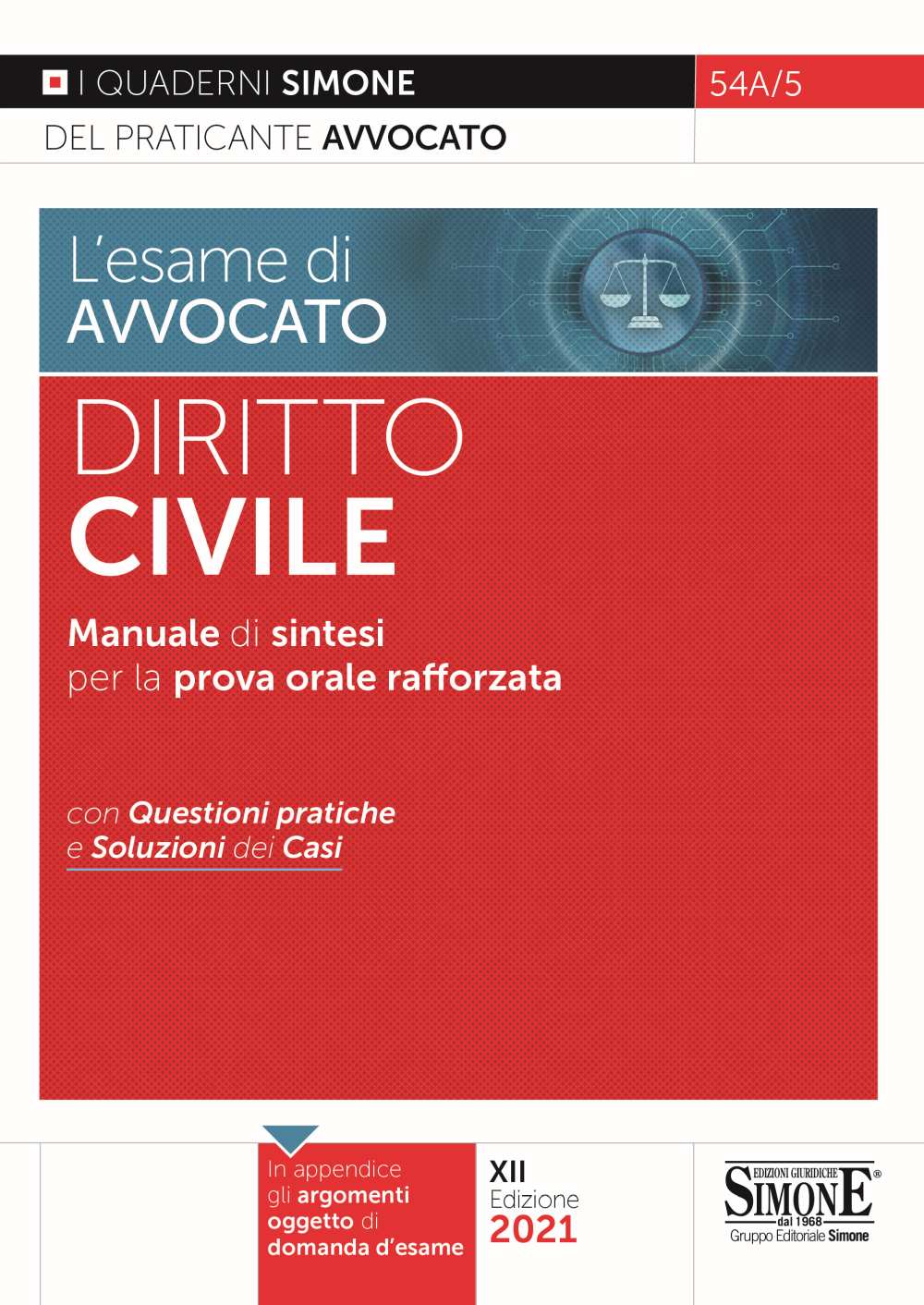 esame avvocato diritto civile per orale rafforzato edizioni simone