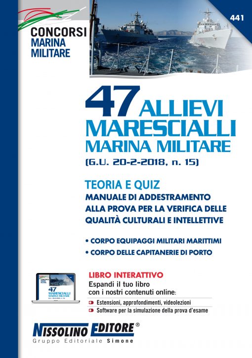 47 Allievi Marescialli Marina Militare - Teoria e quiz - NE/441