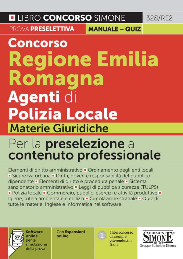 Concorso Regione Emilia Romagna Agenti di Polizia Locale