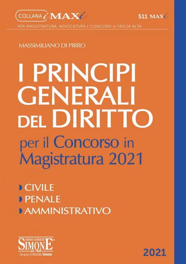 I Principi Generali del Diritto per il Concorso in Magistratura 2021