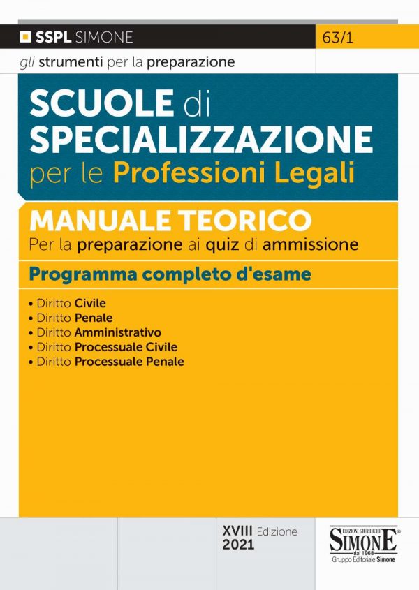 Scuole di Specializzazione per le Professioni Legali - Manuale