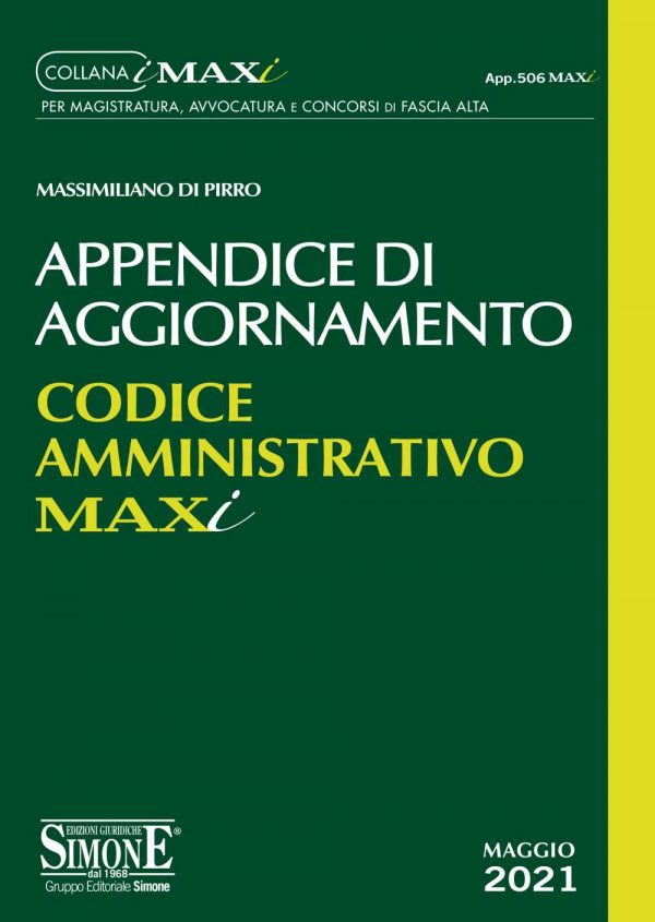 Appendice di Aggiornamento Codice Amministrativo Maxi - App506/Maxi