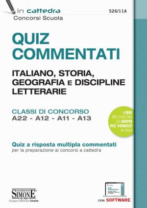 manuale Quiz Commentati Italiano, Storia, Geografia