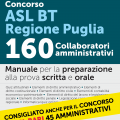 Concorso ASL BAT Regione Puglia - 160 Collaboratori Amministrativi - 320BT